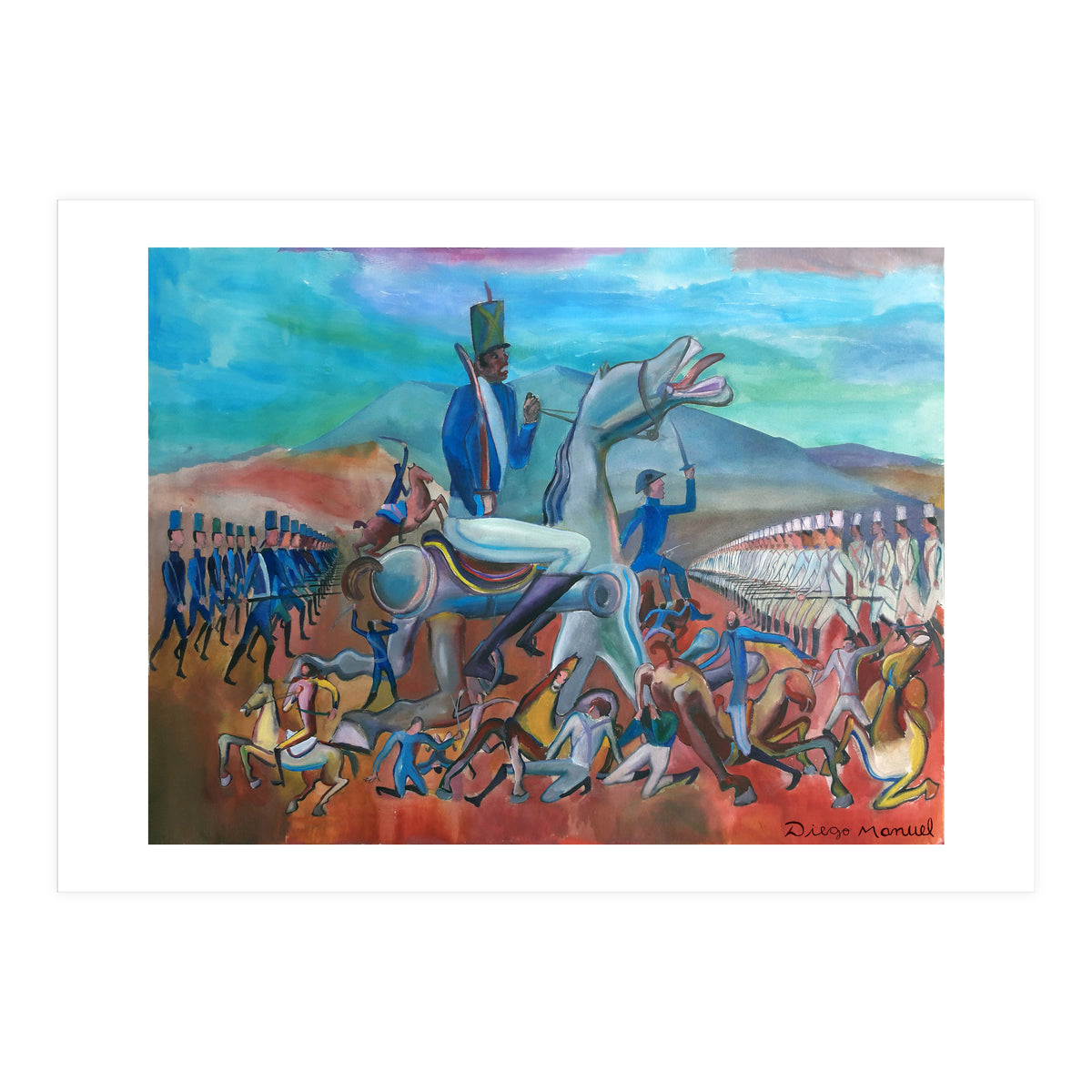 Batalla De Chacabuco C (Print Only)