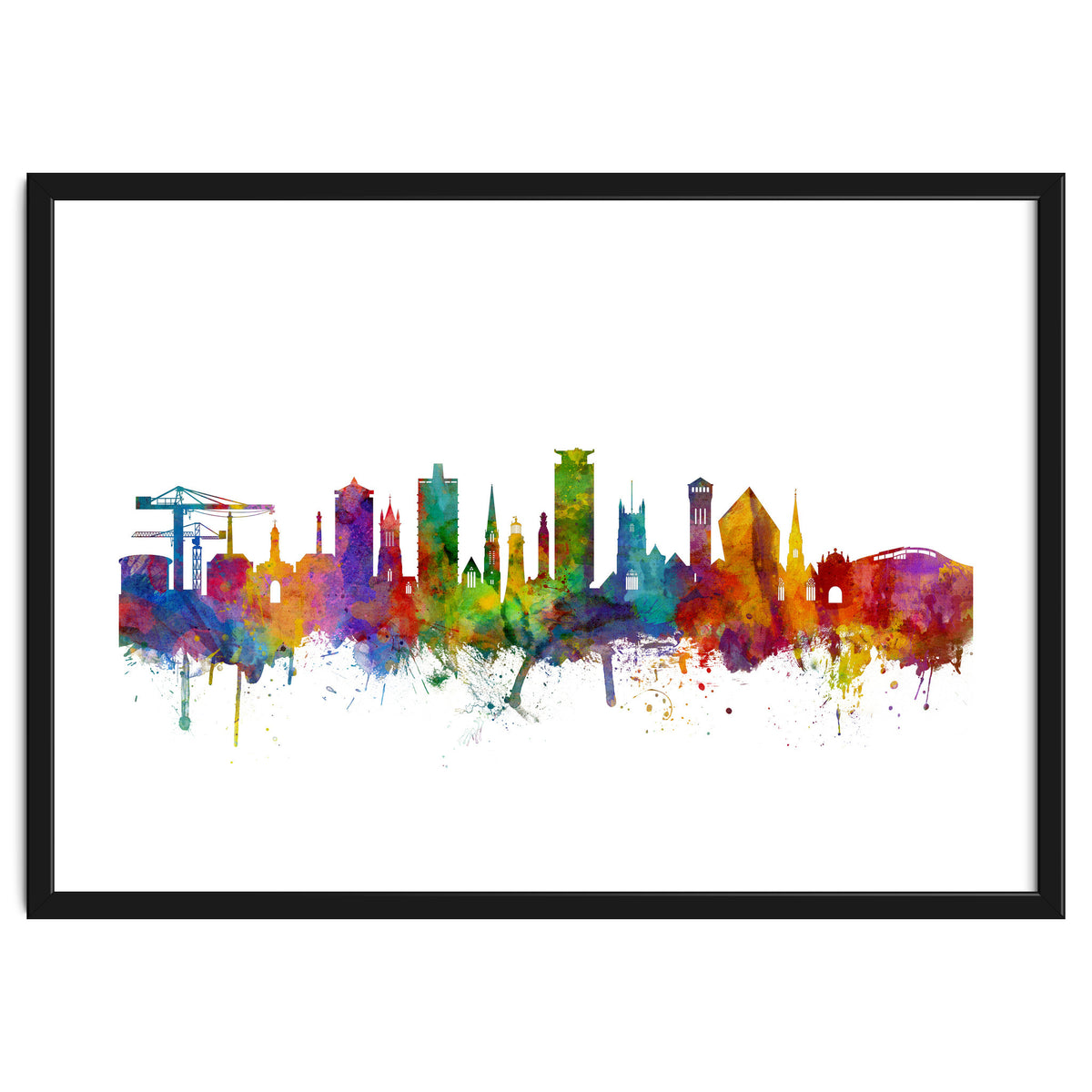 Plymouth England Skyline