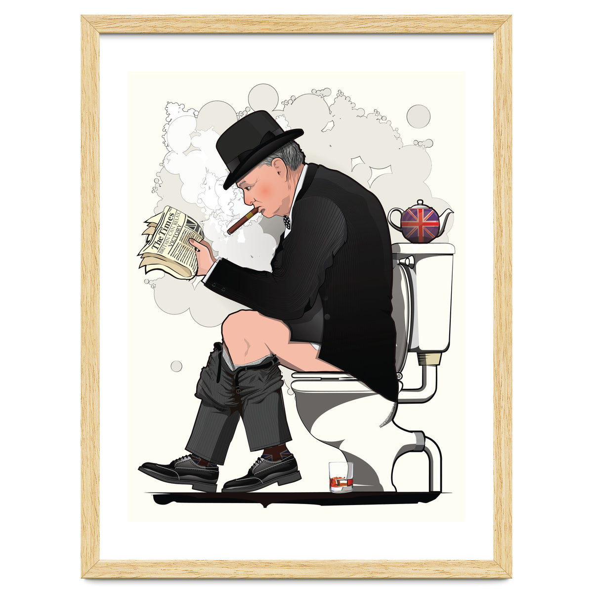 Churchill on the Toilet, Funny Bathroom Humour