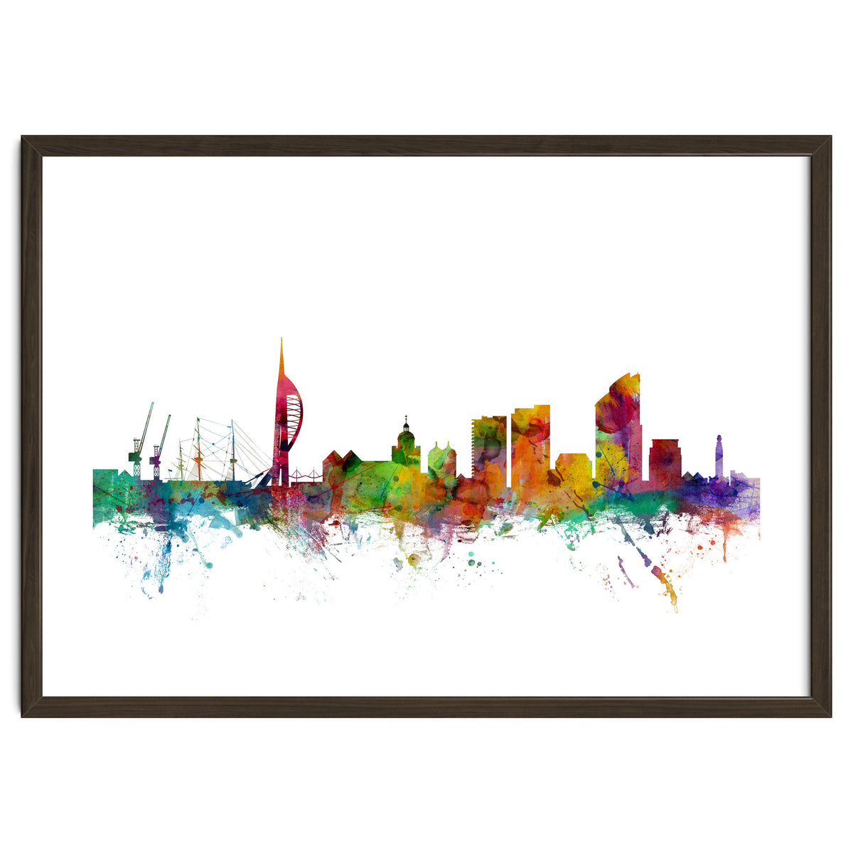 Portsmouth England Skyline