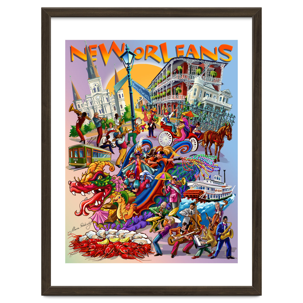 New Orleans Illustration