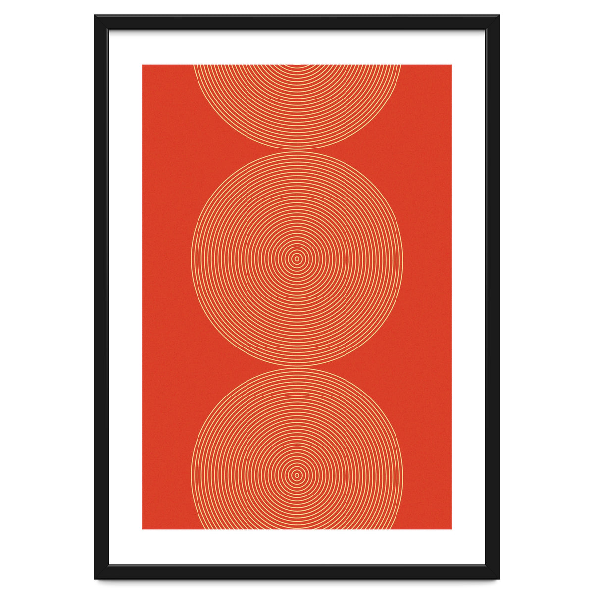 Radial Mid Century Geometric Art