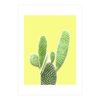 Cactus Yellow Background (Print Only)