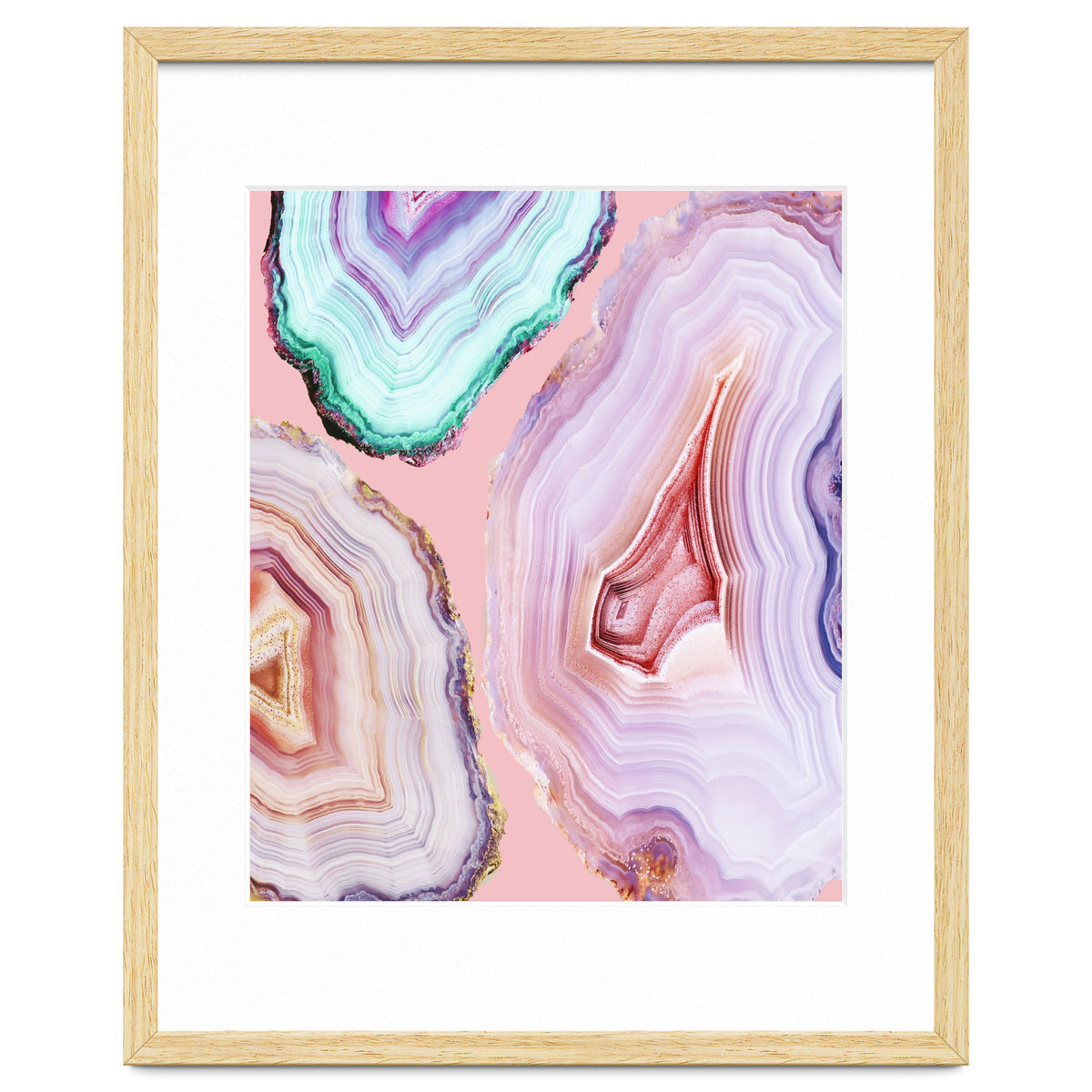 Mineral Agates #Glam collection