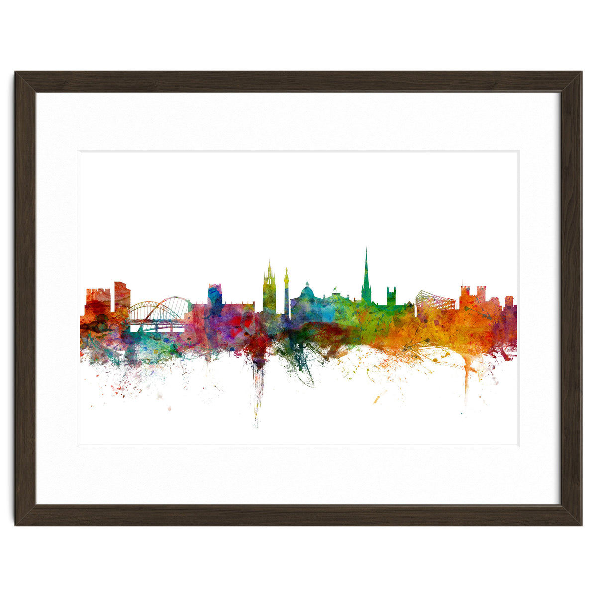 Newcastle England Skyline