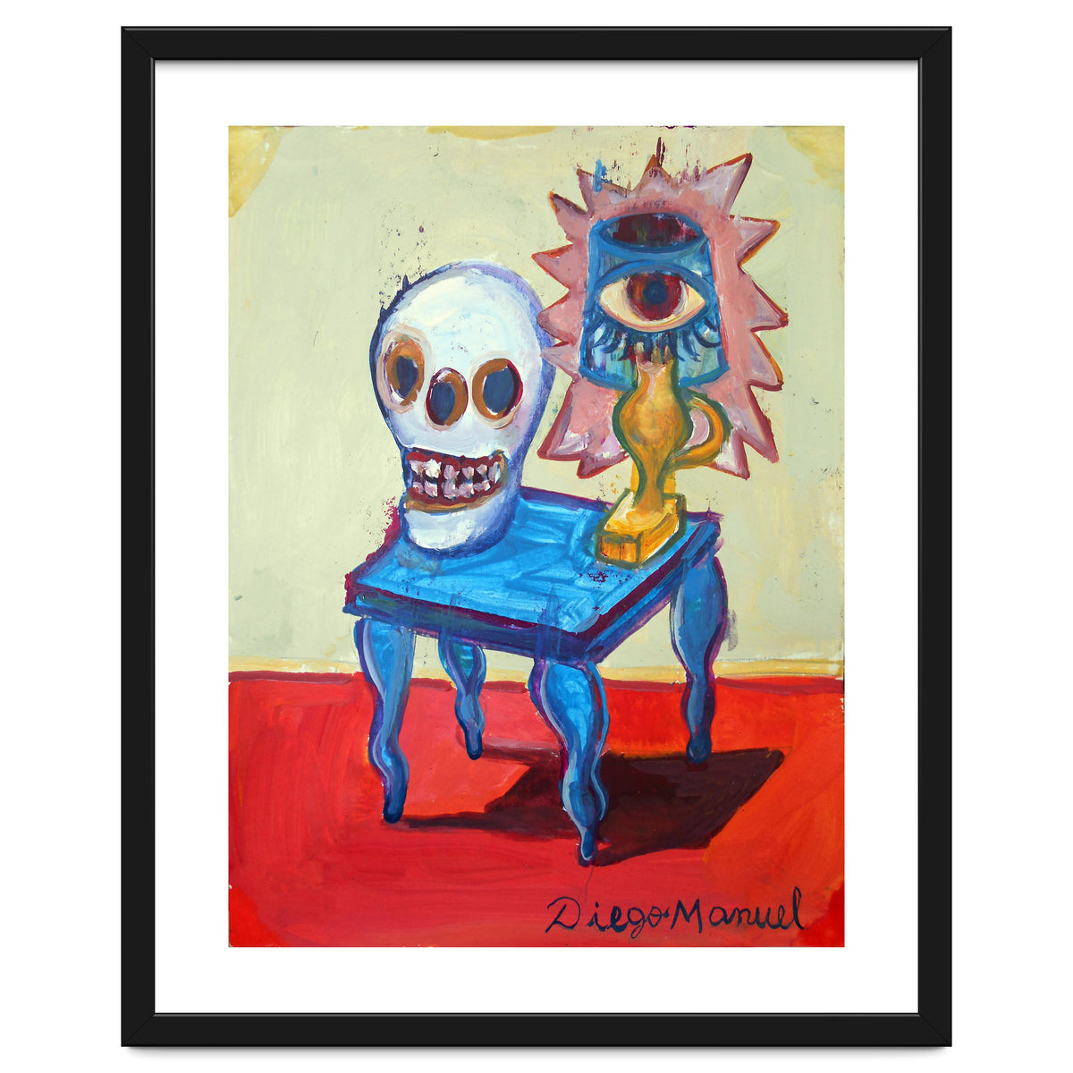Mesa Con Calavera