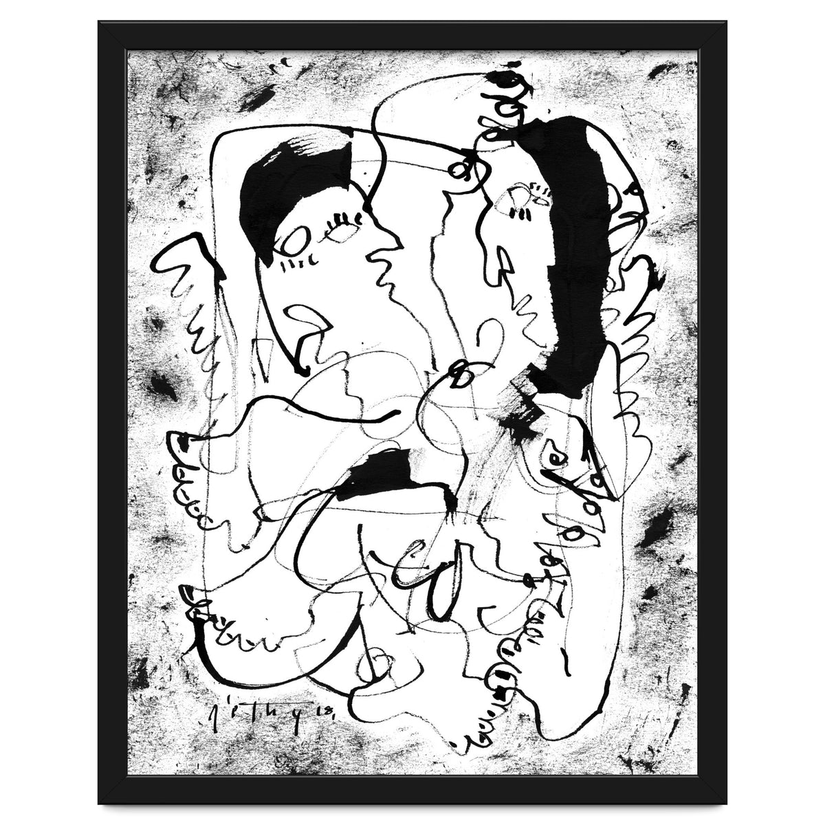 Dancing Forever - b&w