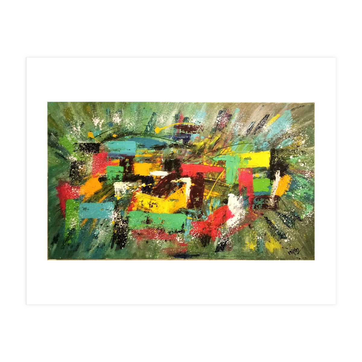 Crowded - Abstract (Print Only)