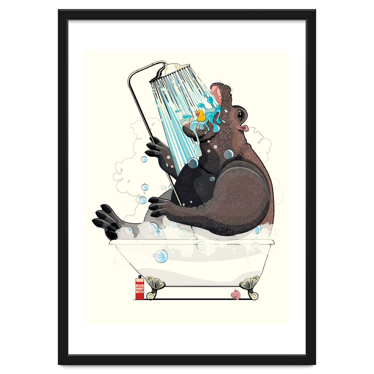 Hippopotamus in the Bath, Funny Bathroom Humour