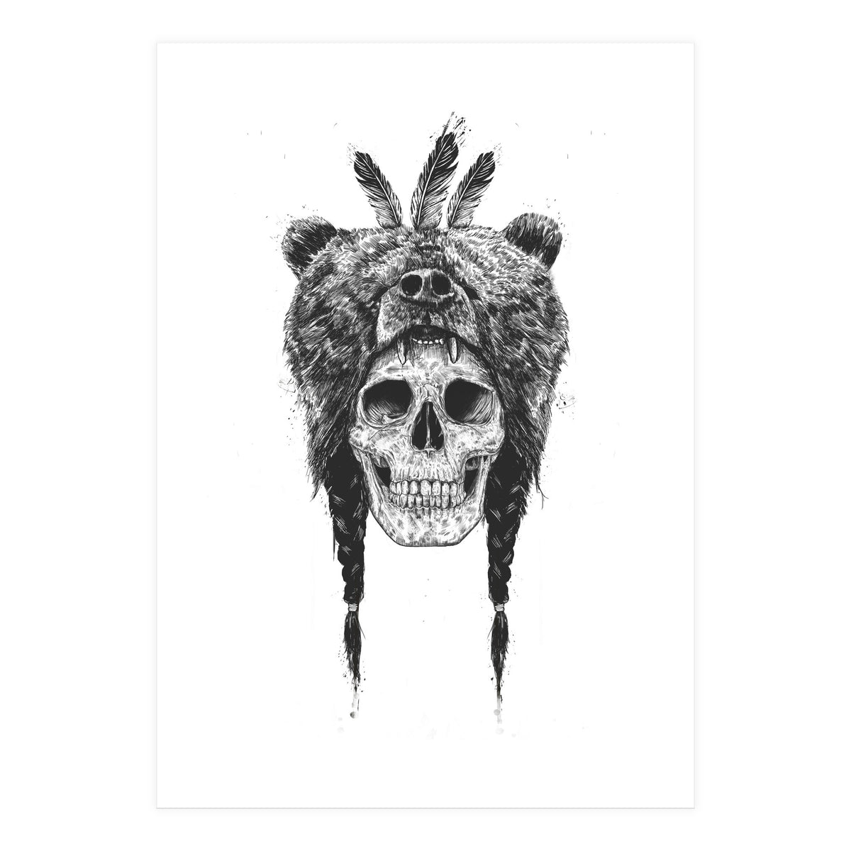 Dead Shaman Bw (Print Only)