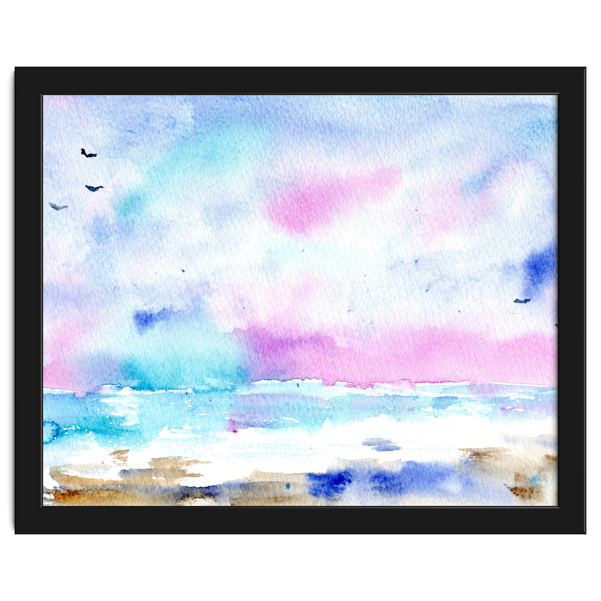 Tenderness of the sea || watercolor