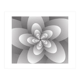 3d Abstract Floral Spiral  (Print Only) thumbnail