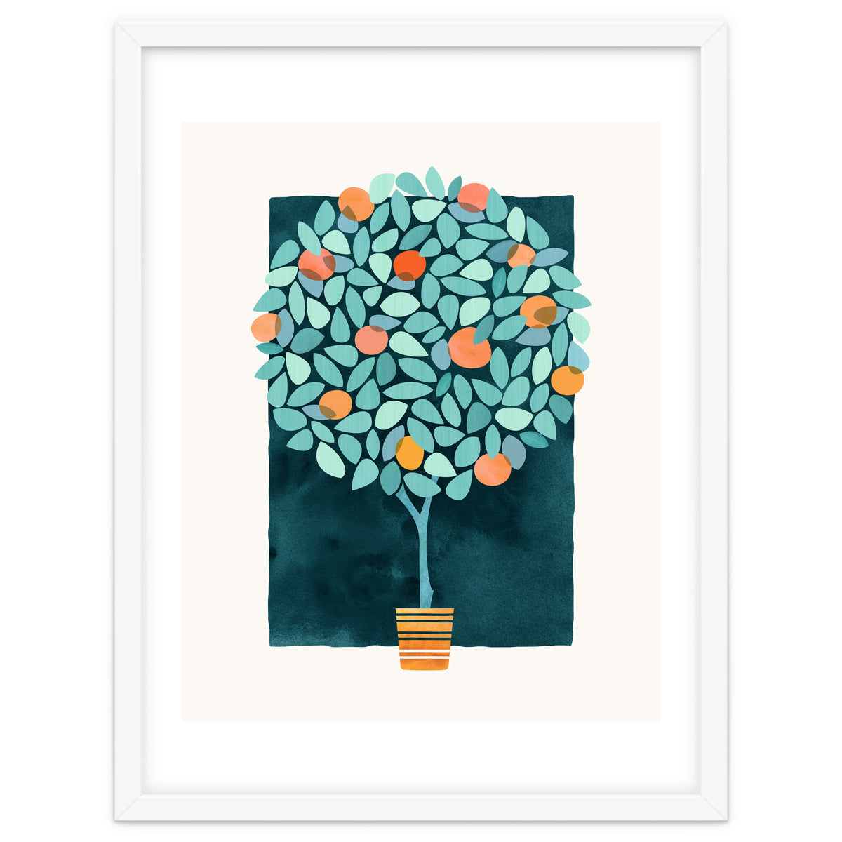Orange Tree At Midnight