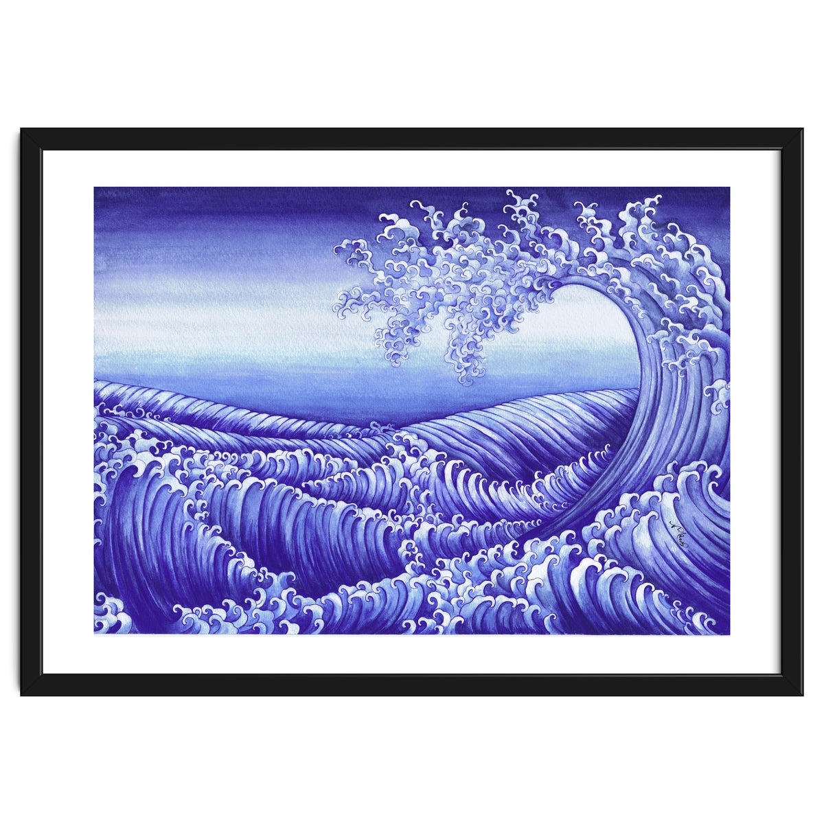 Turbulent Water Triptych part 3