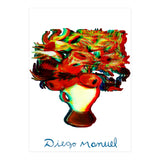 Florero Fondo Turquesa 3d (Print Only) thumbnail