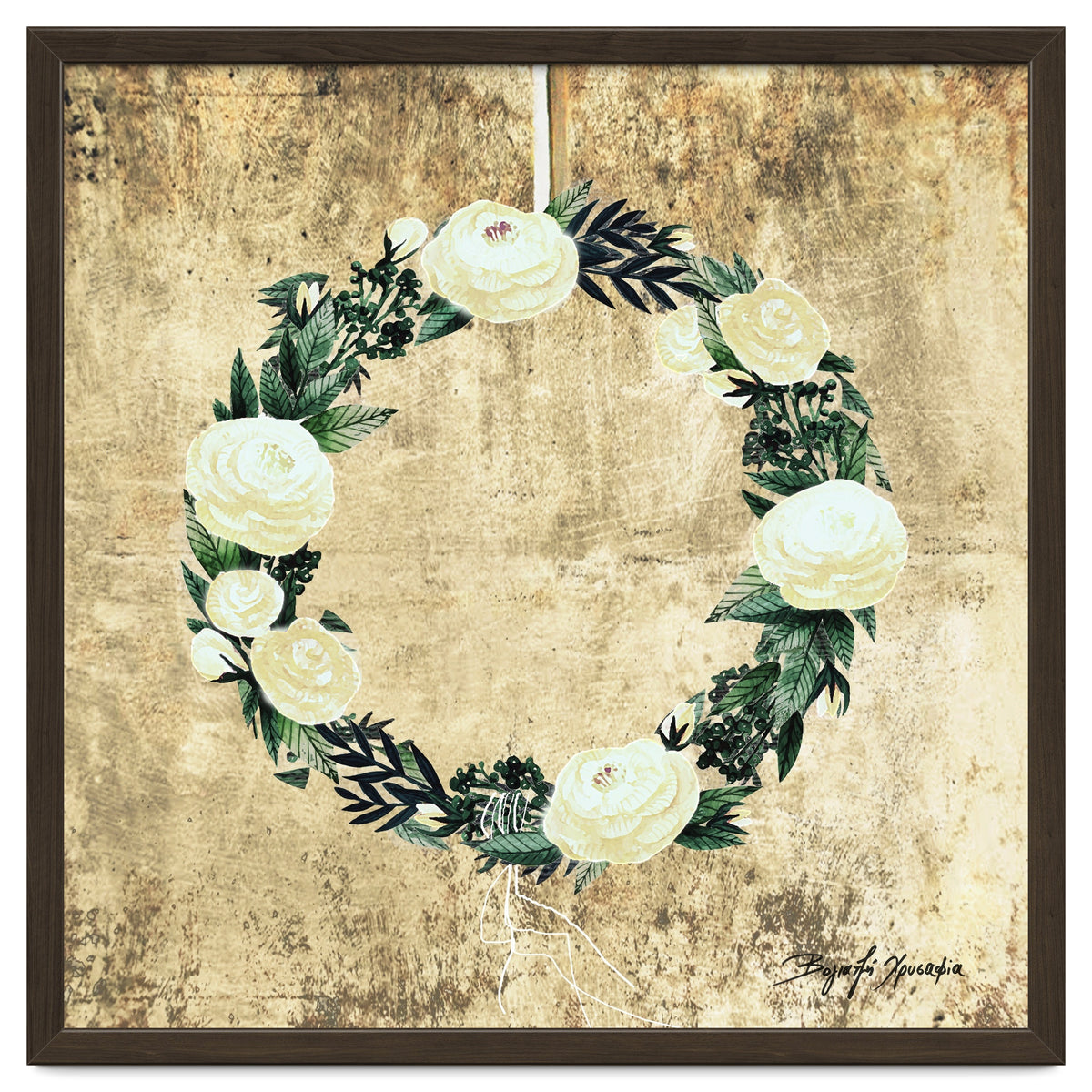 Wreath #White Flowers #Royal collection