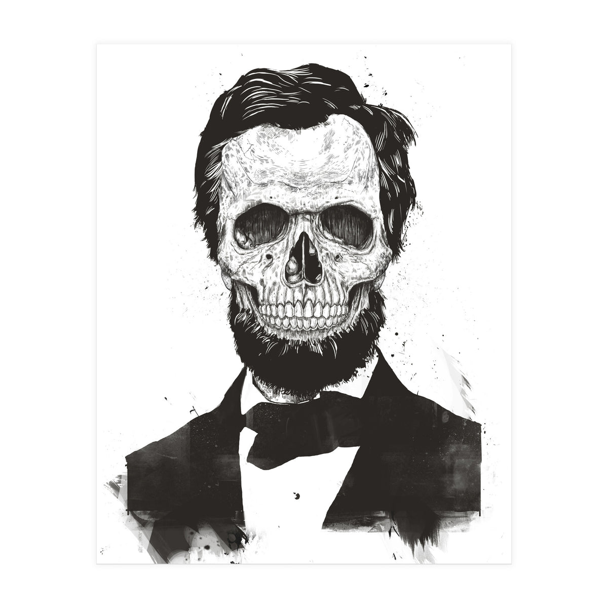 Dead Lincoln Bw (Print Only)