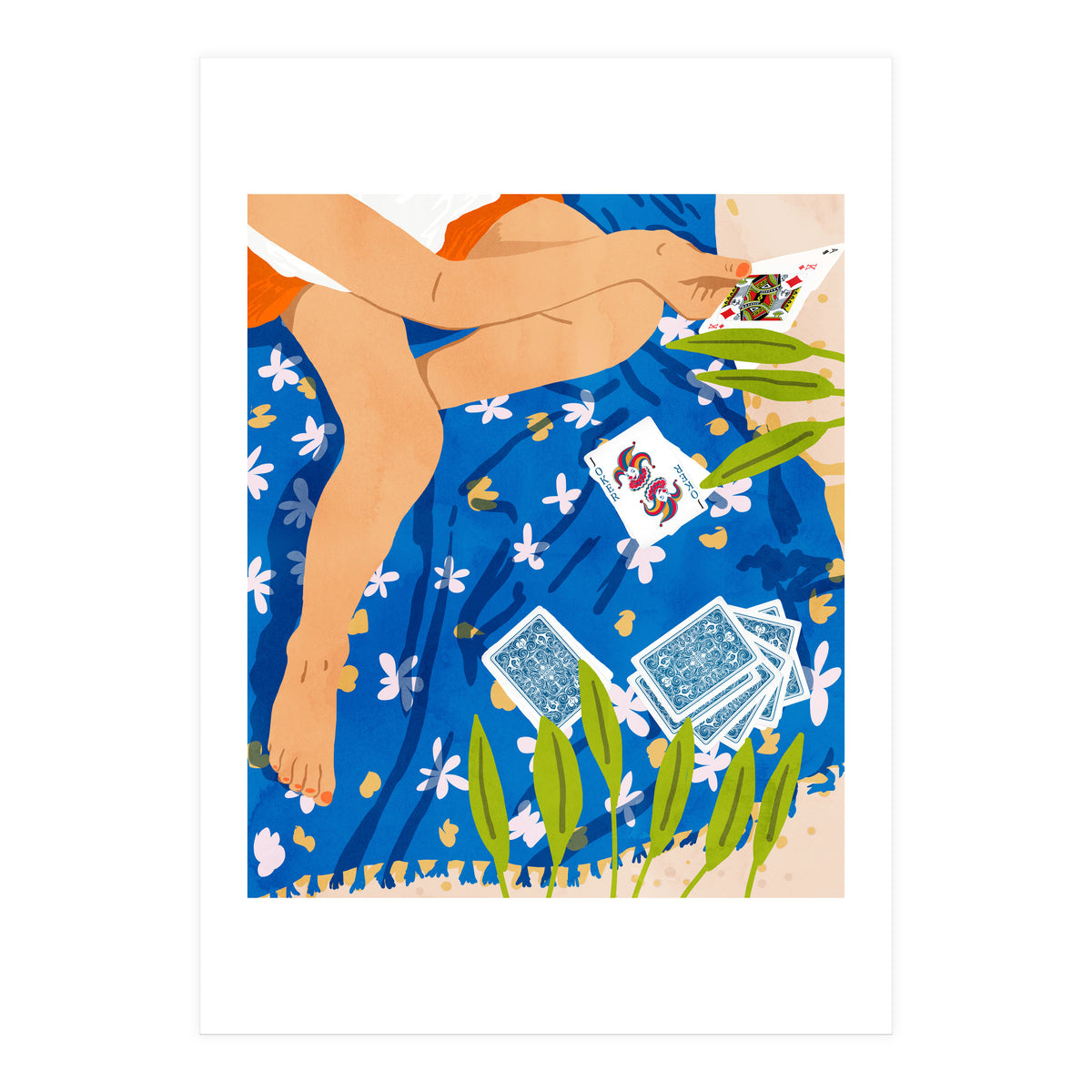 The Hand You Are Dealt Is Determinism, The Way You Play It Is Free Will (Print Only)