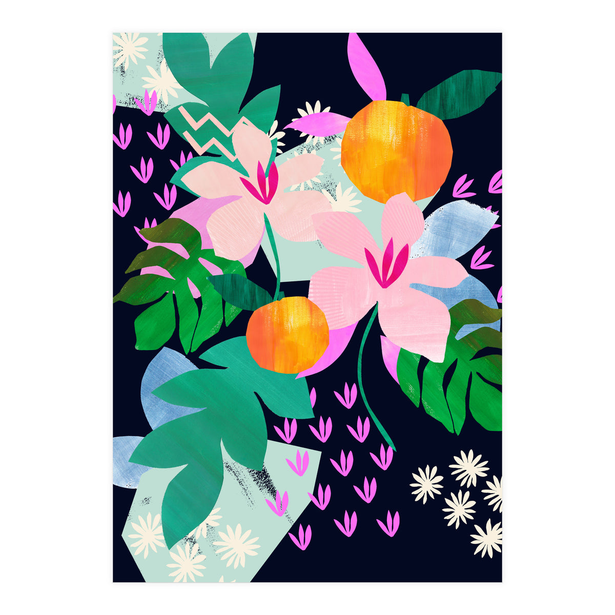 Orange tropical (Print Only)