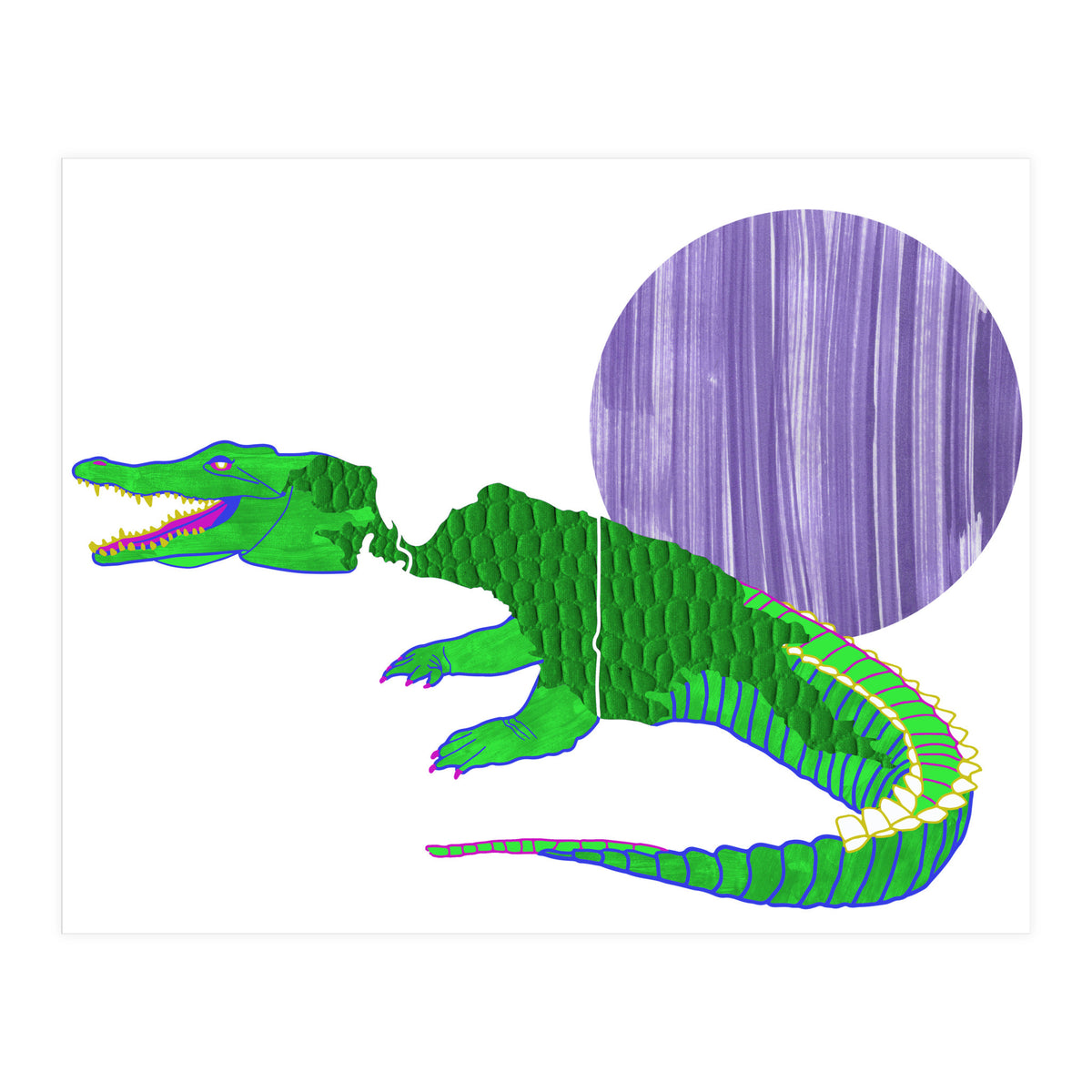 New Guinea Crocodile  (Print Only)