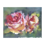Wildflowers rose watercolor painting (Print Only) thumbnail