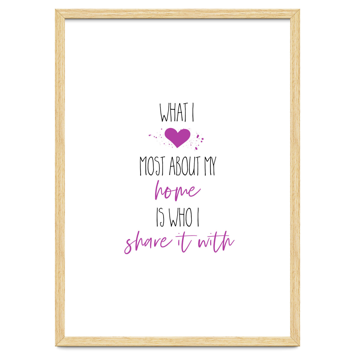 What I love most about my home