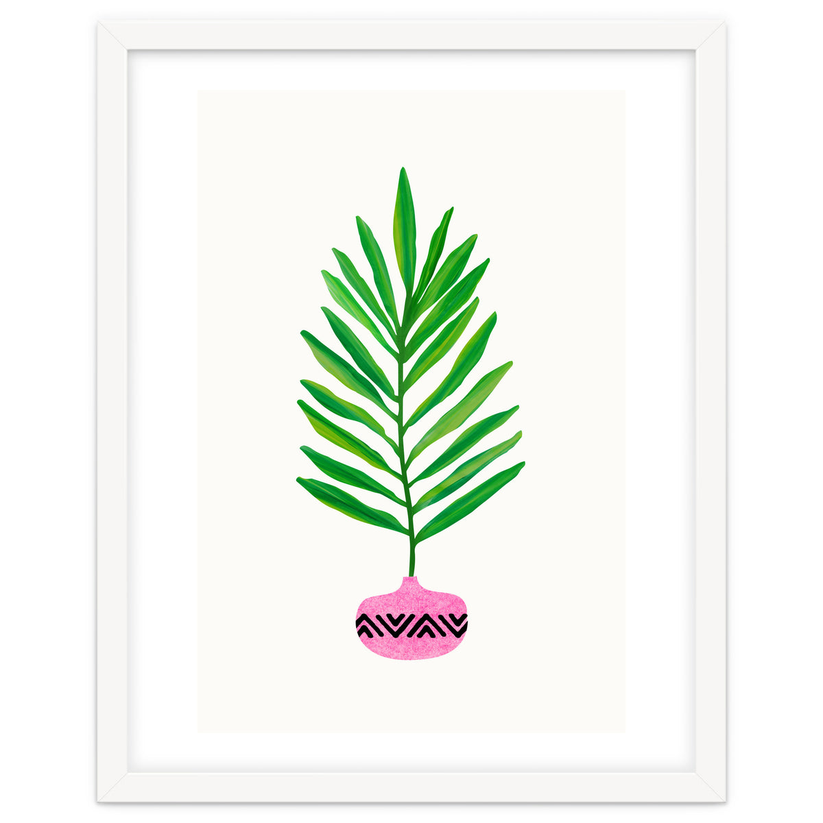 Modern Tropical Leaf