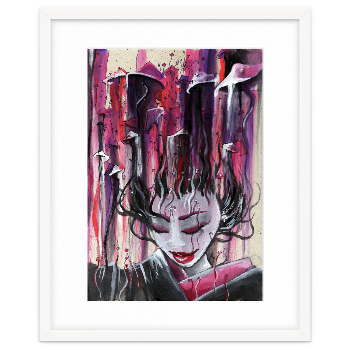 Geisha in Mushrooms: The Surrealistic Concubine