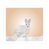 Rabbit Low Poly Art (Print Only) thumbnail
