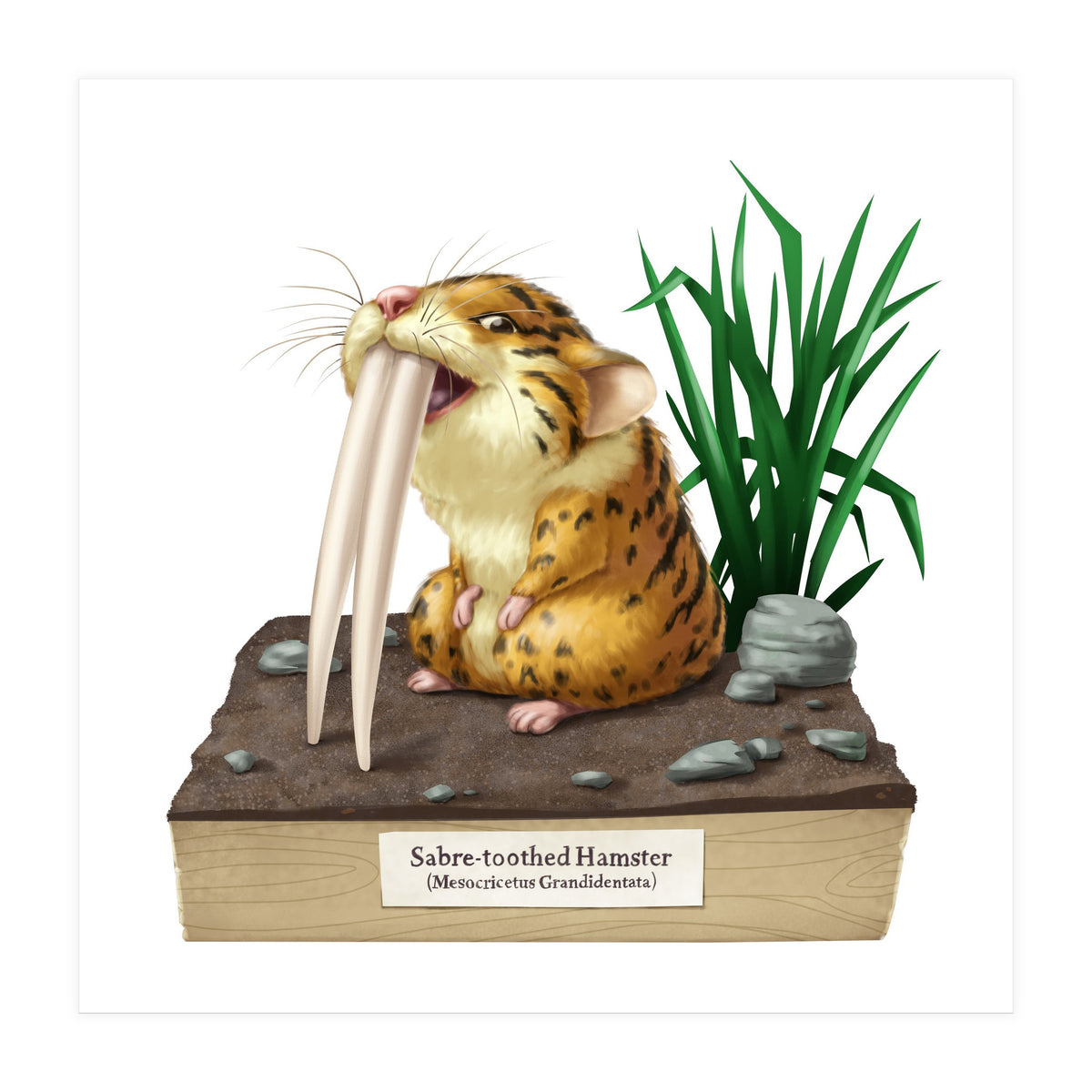 Saber-toothed Hamster (Print Only)