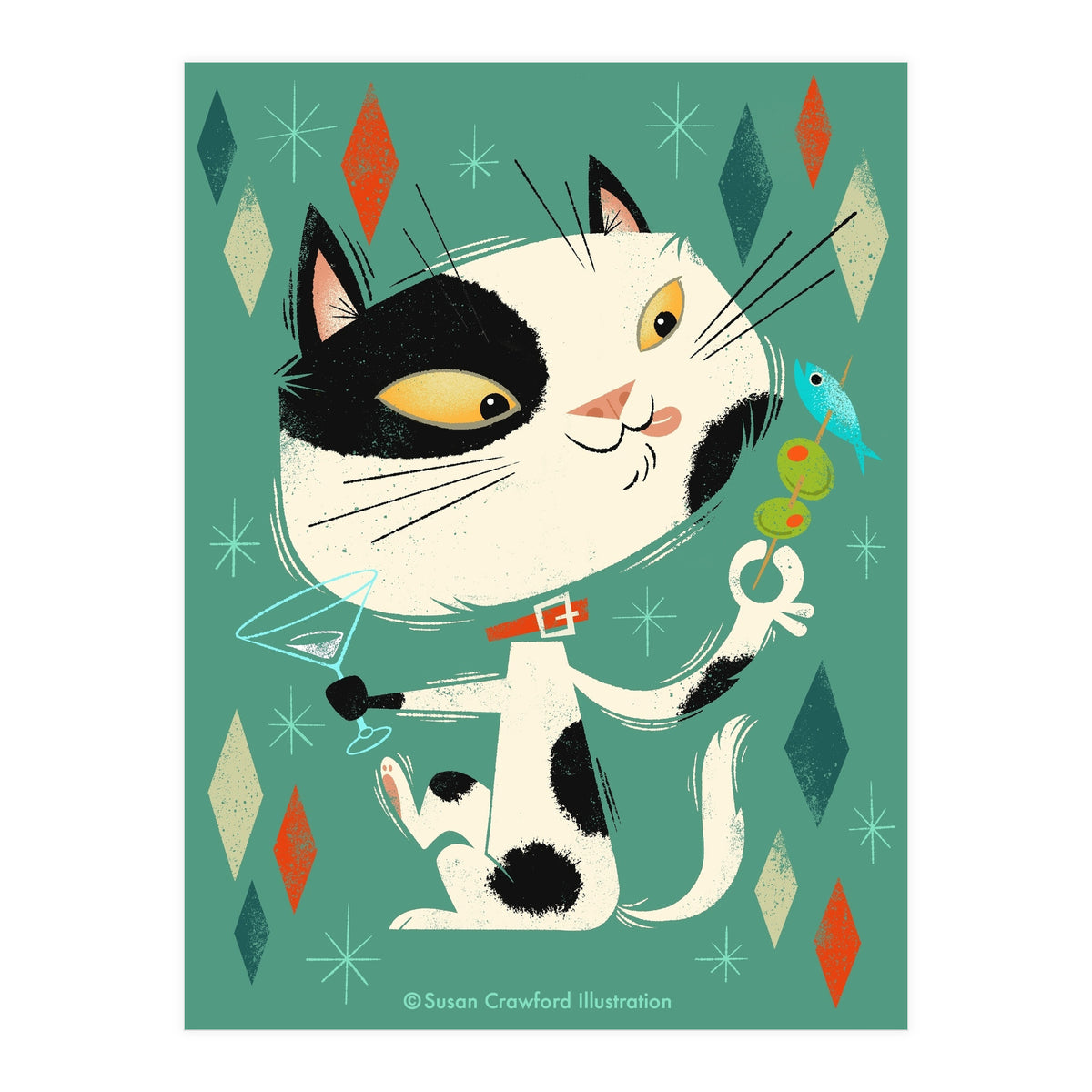 Cat A Tonic Spotted (Print Only)