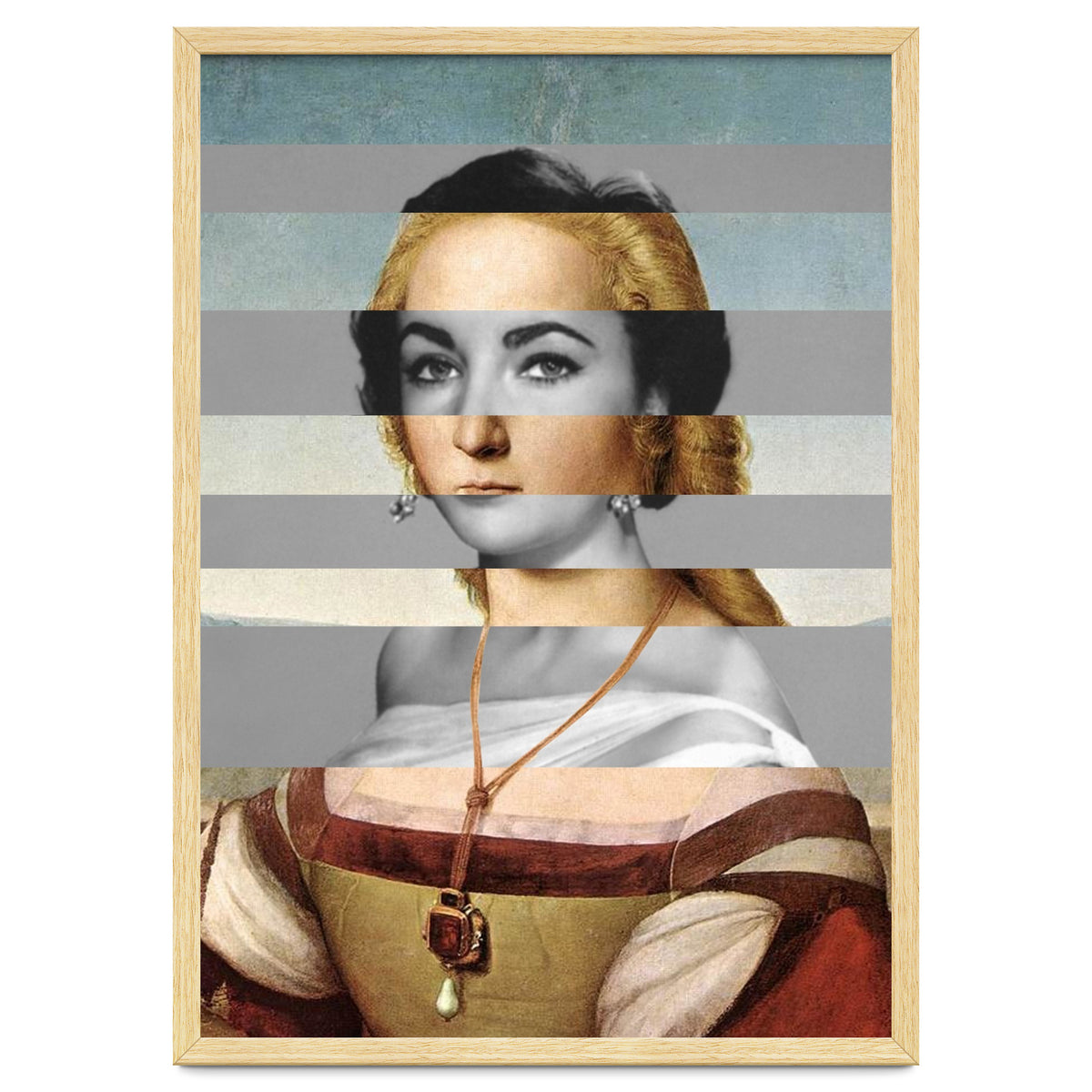 Rafael Portrait of Young Woman with Unicorn & Liz Taylor