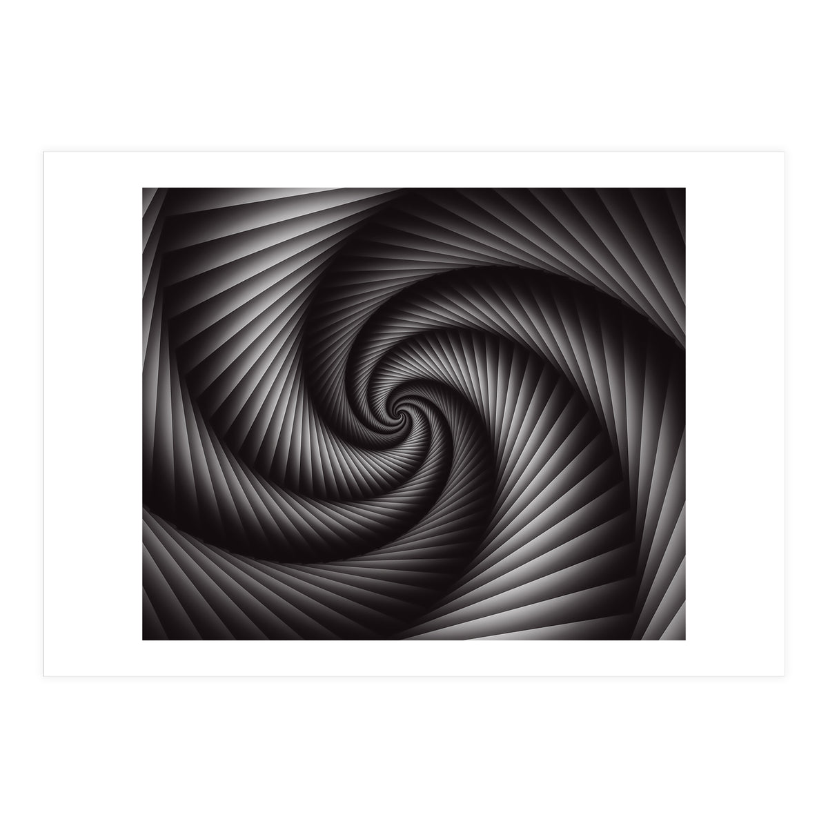 3d Abstract Spiral  (Print Only)