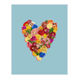 Heart Floral (Print Only) thumbnail