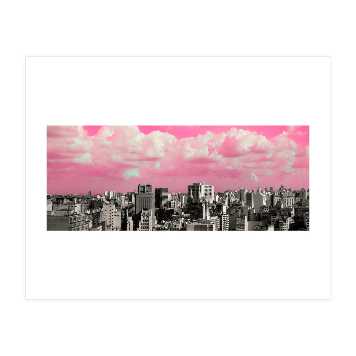 Pink Sky in São Paulo - Skyline (Print Only)