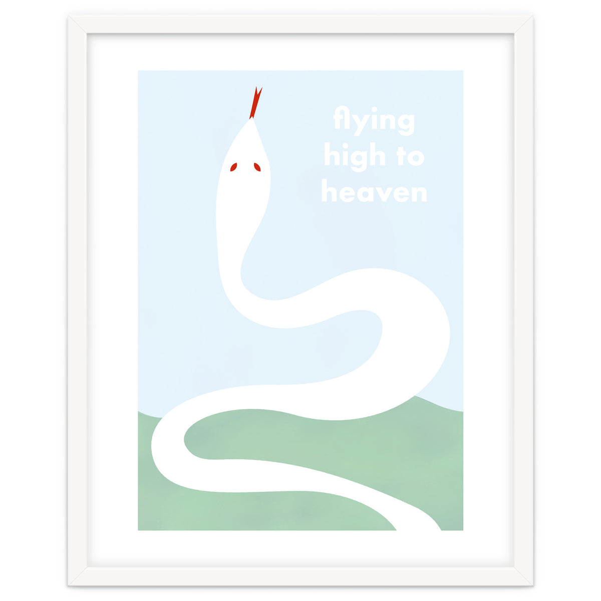 flying high to heaven