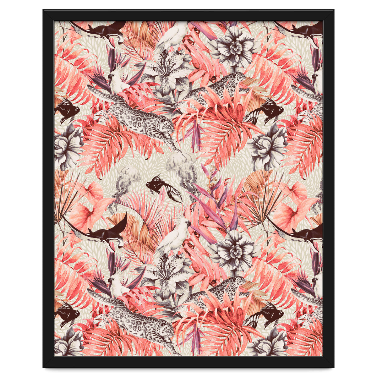 Tropical paradise pink