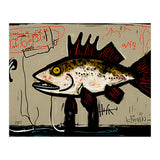 Brown Trout in Abstract Style Painting (Print Only) thumbnail
