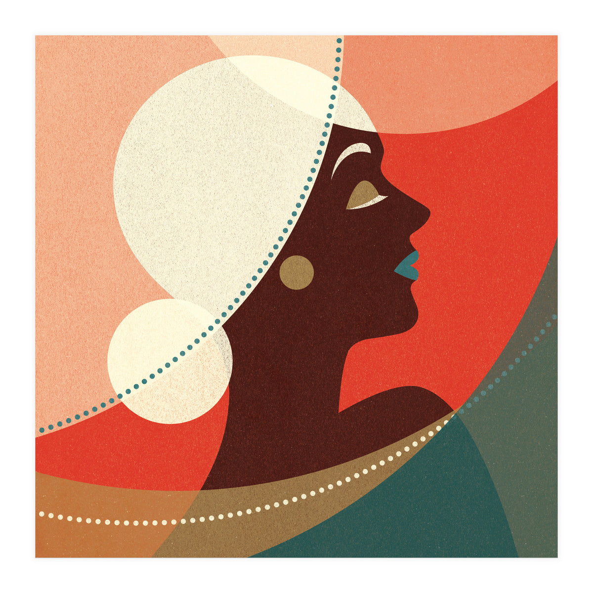 Venn Deco (Umber) (Print Only)