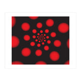 Red Spiral Dots (Print Only) thumbnail