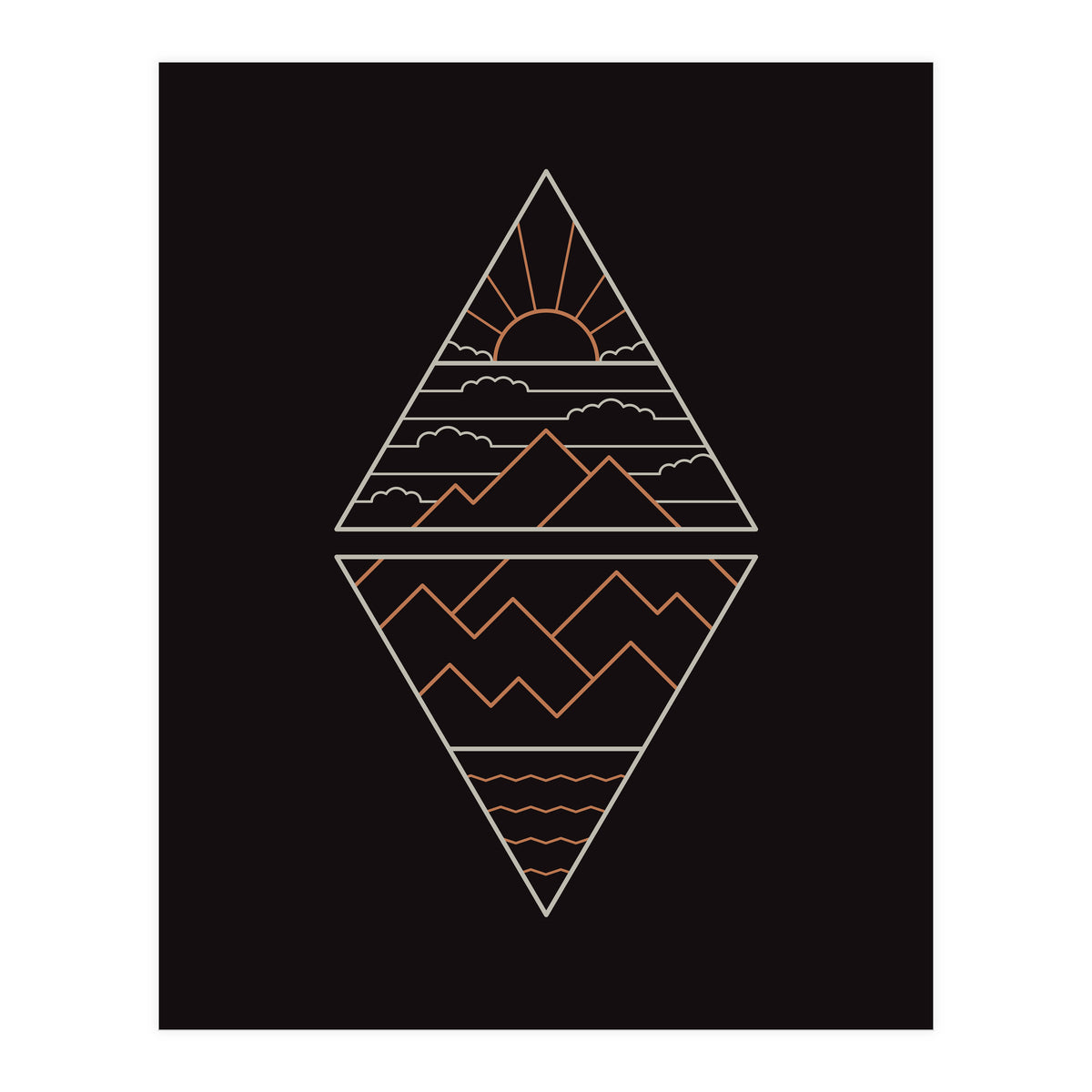 Earth, Air, Fire & Water (Print Only)