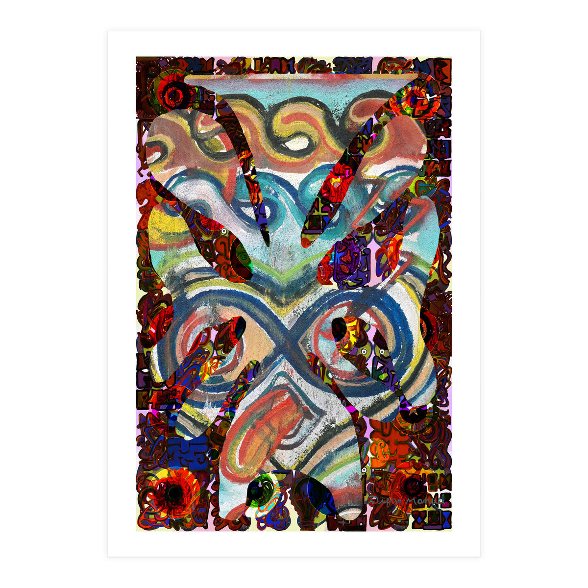 Pop Abstract 2023 Tapiz 28 (Print Only)