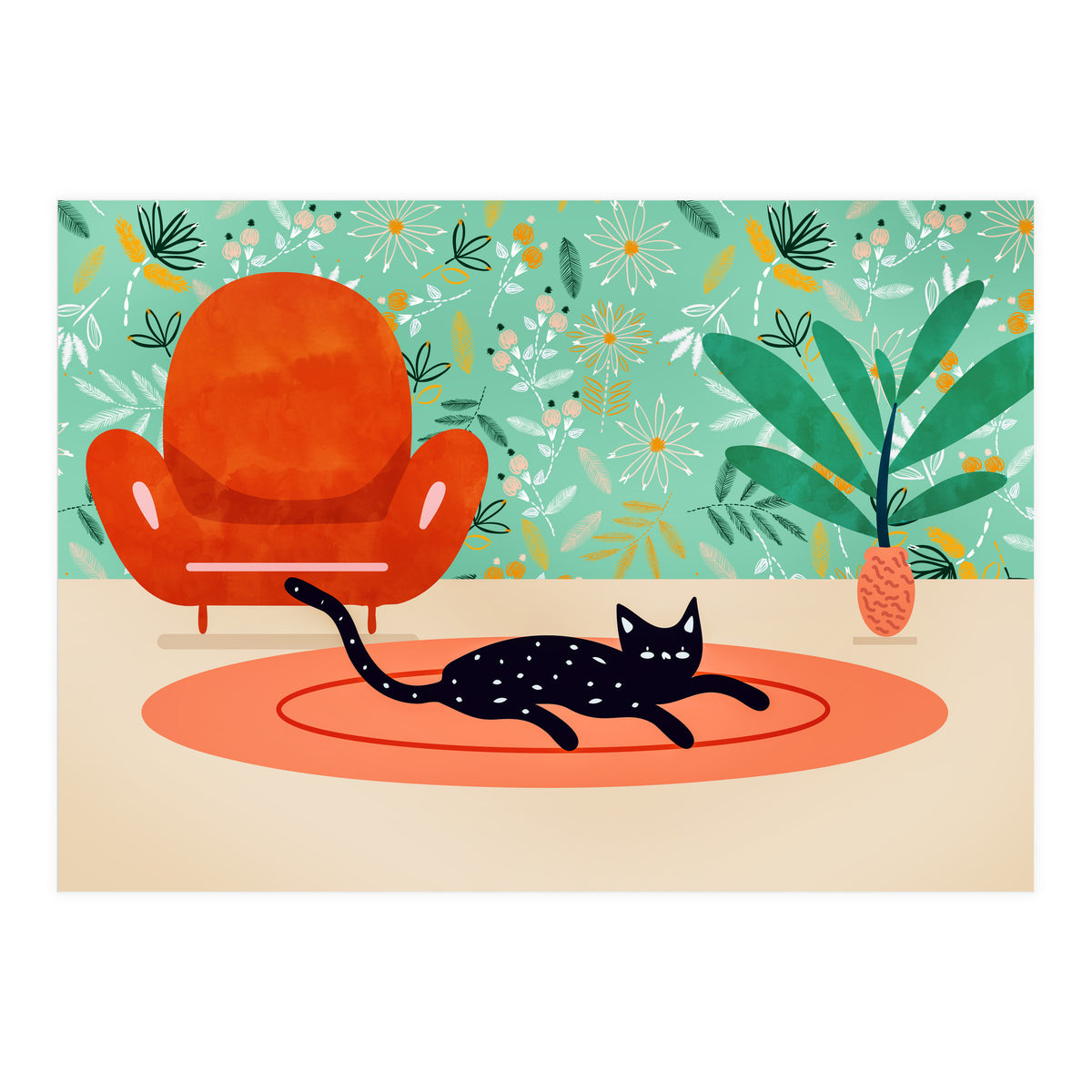 Boho Cat (Print Only)