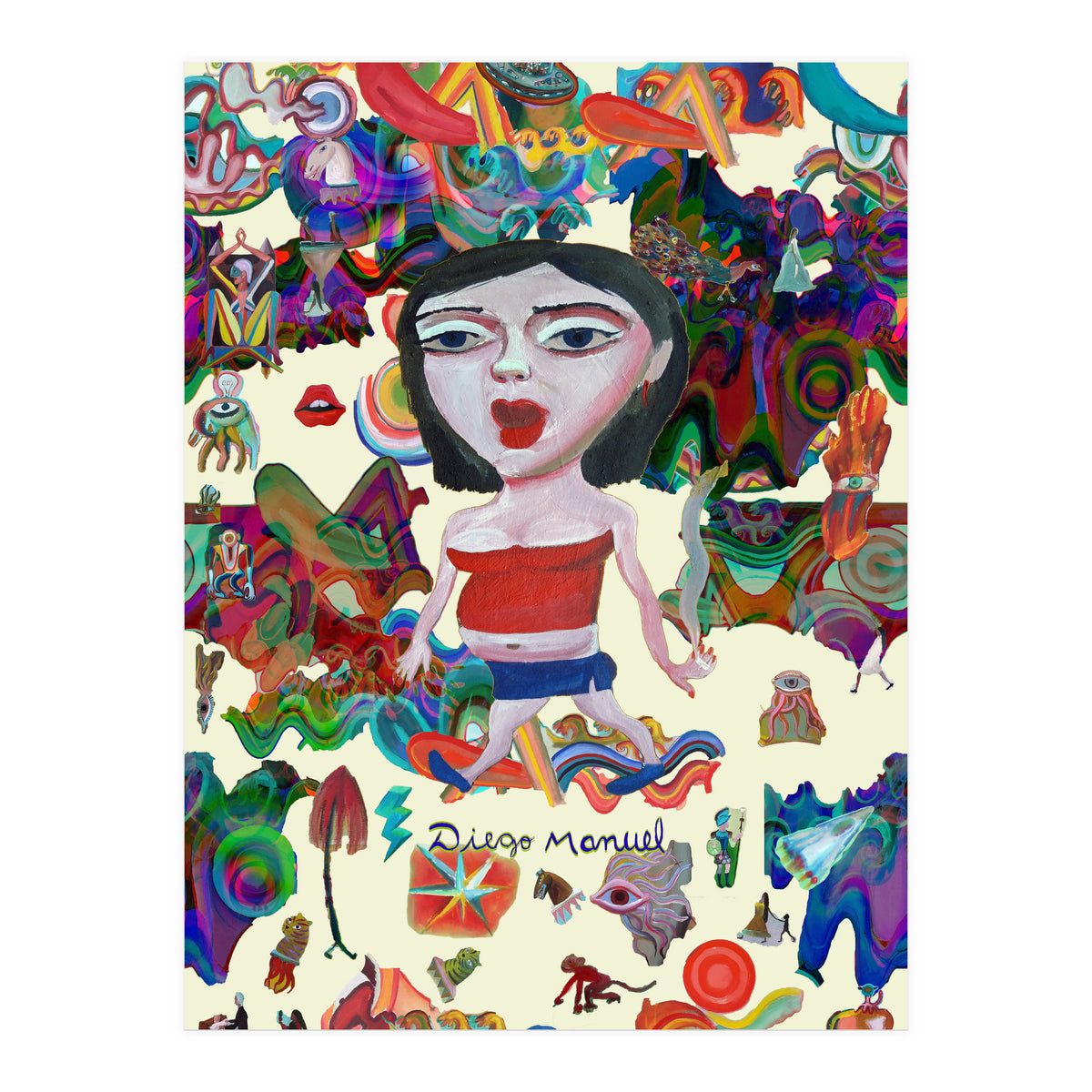 Graffitis 2021 Tapiz 43 B (Print Only)