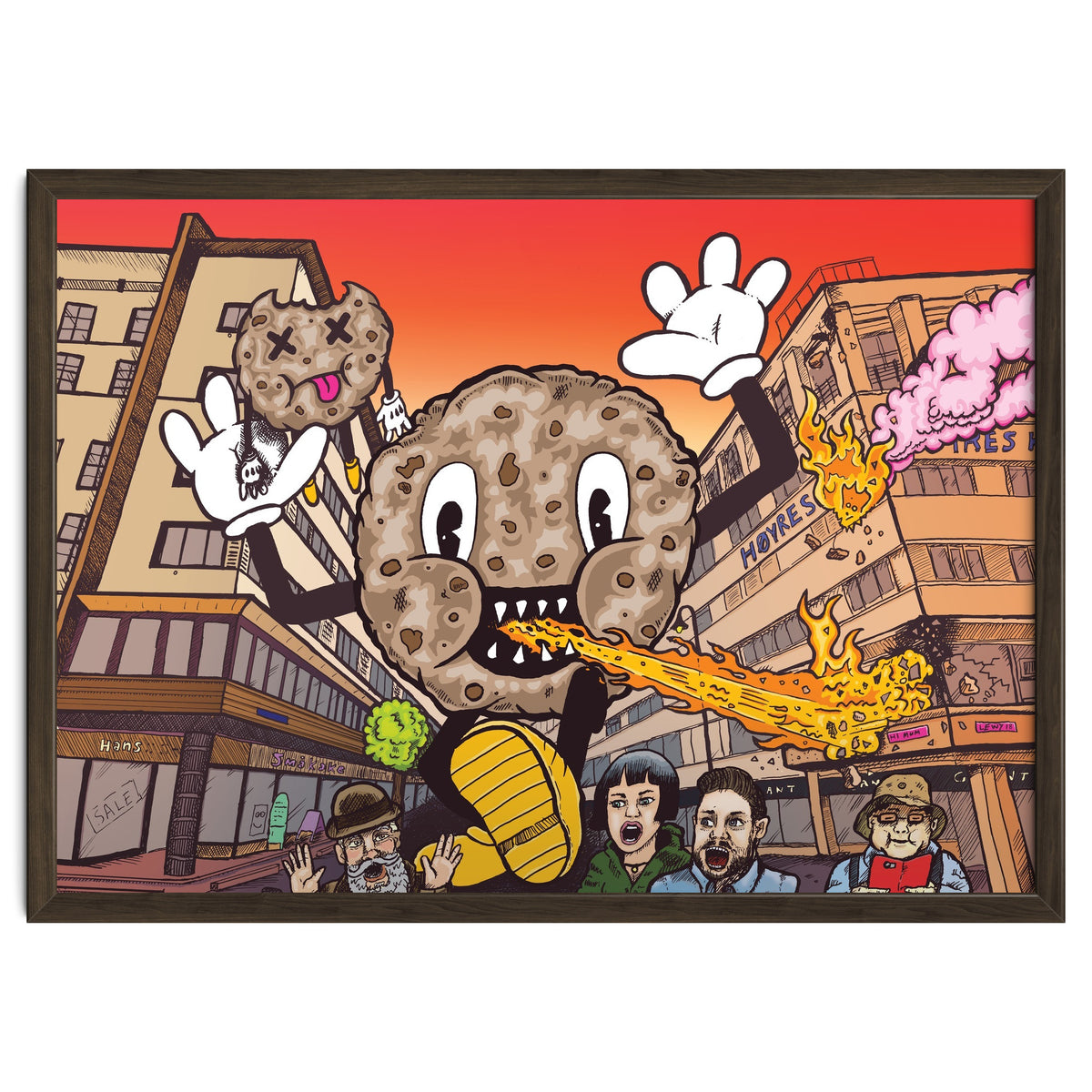 Cookie Monster 12.3% ABV Bourbon Barrel Aged Coconut Chocolate Chip Stout - Amundsen Brewery