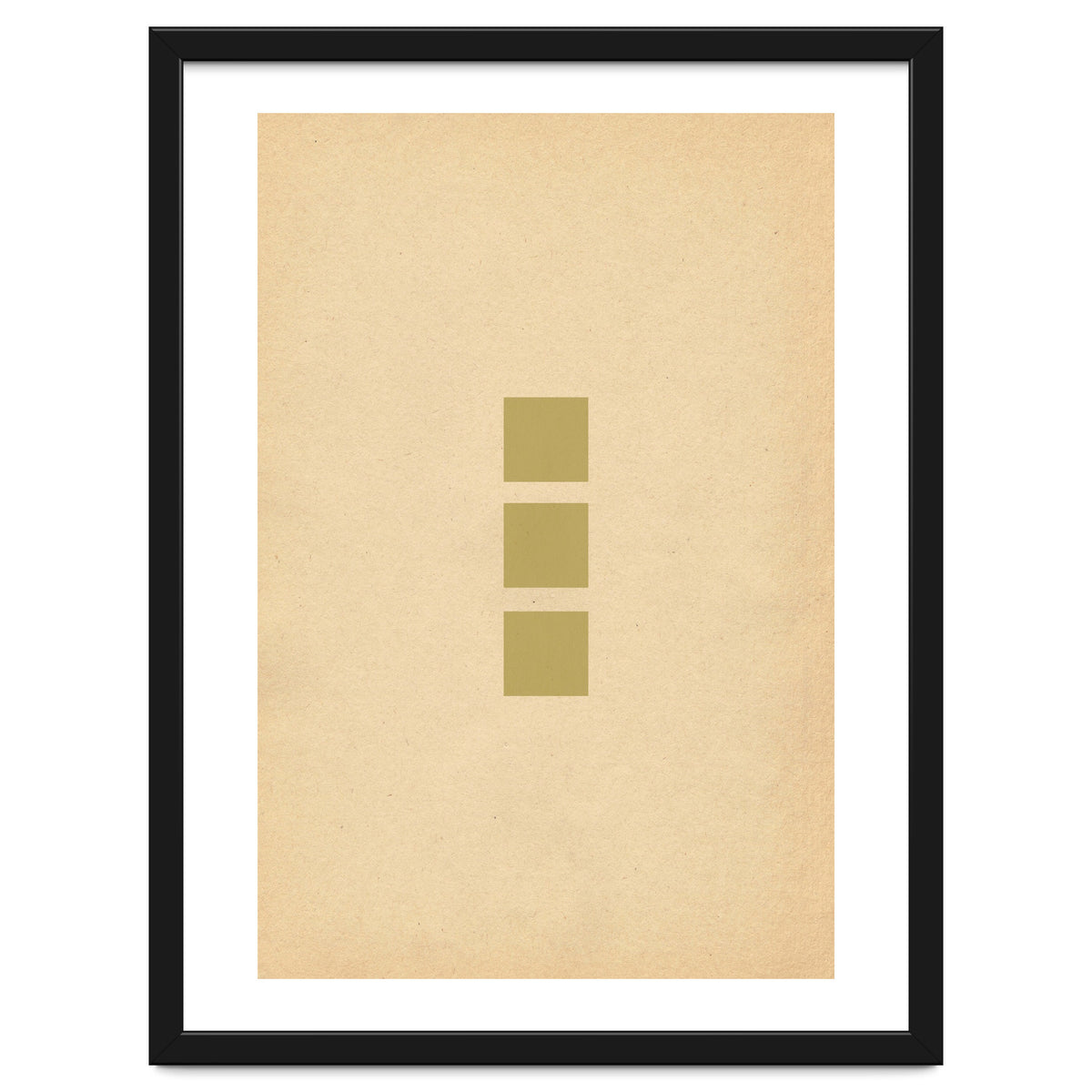 Minimalist green squares