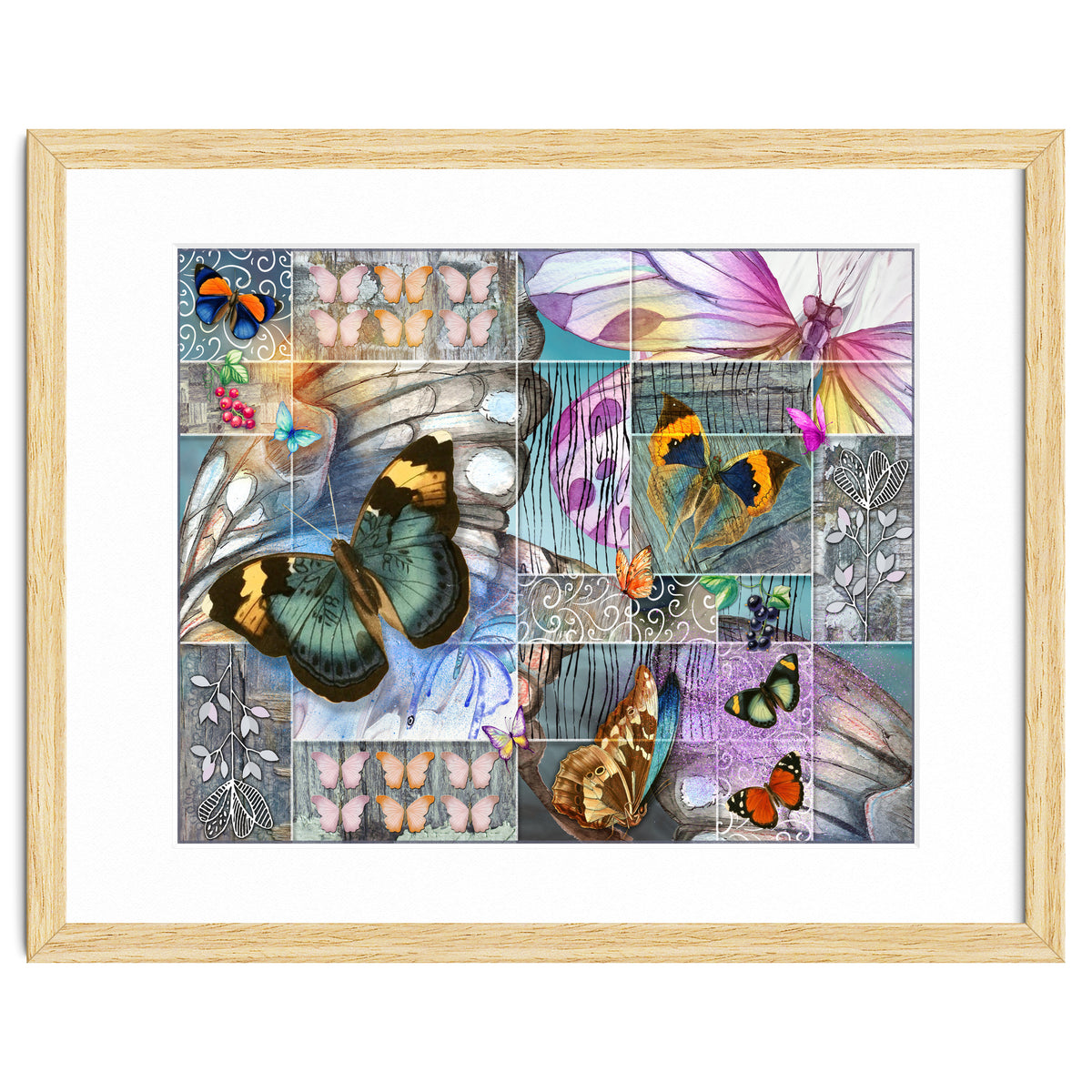 Butterfly Wings Collage