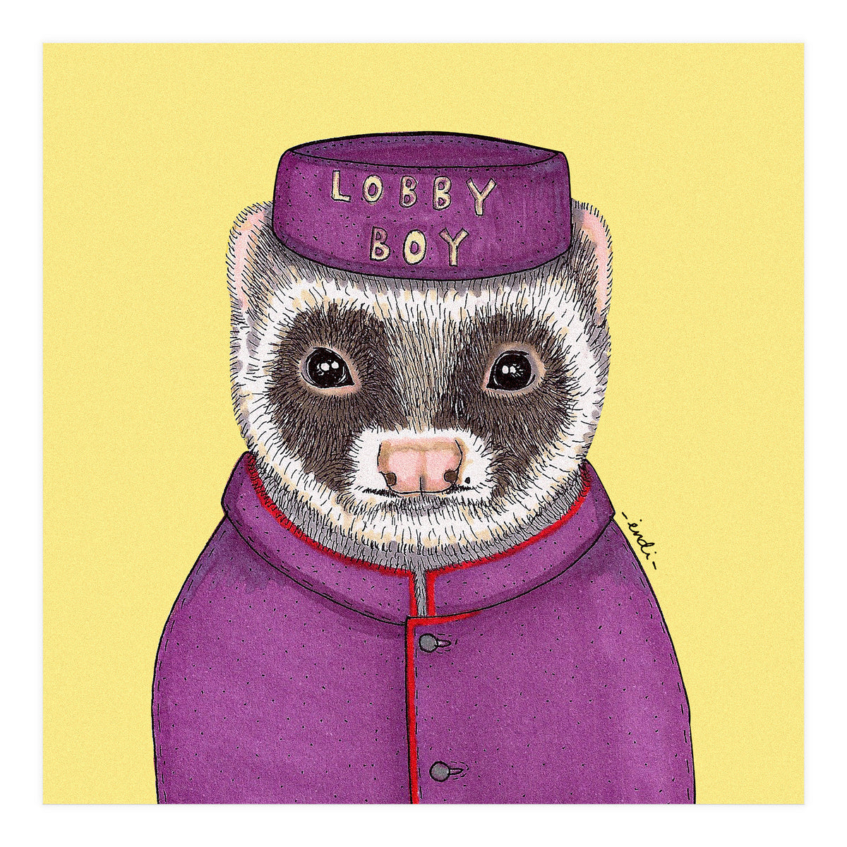 Lobby Boy (Print Only)