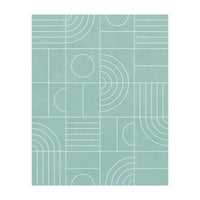 My Favorite Geometric Patterns No.25 - Light Blue (Print Only)