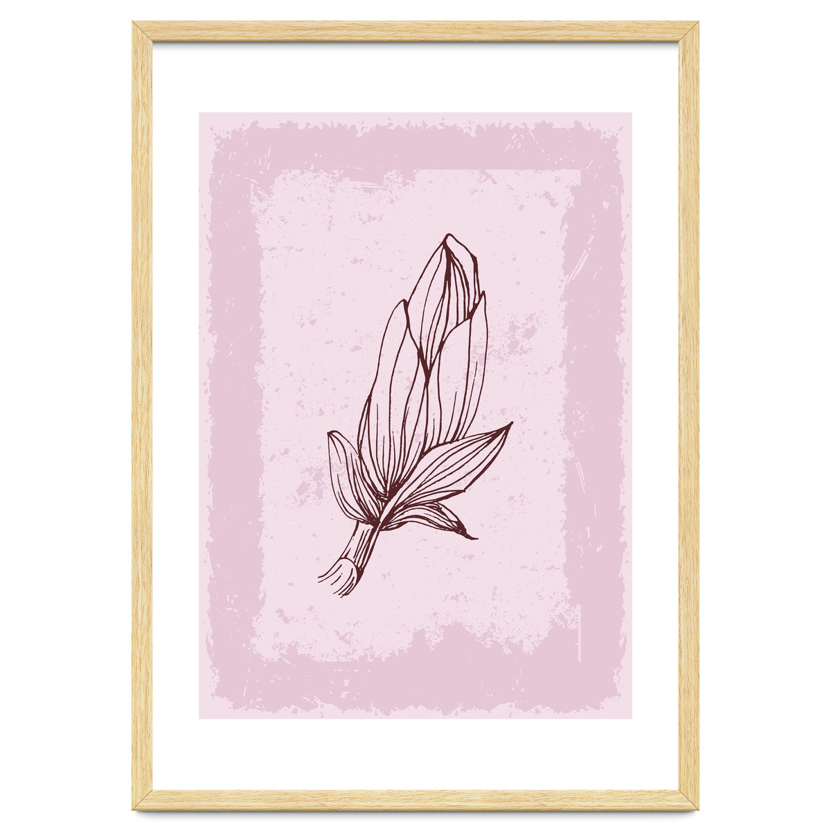 Magnolia Simple Minimal Boho - Botanical Leaves